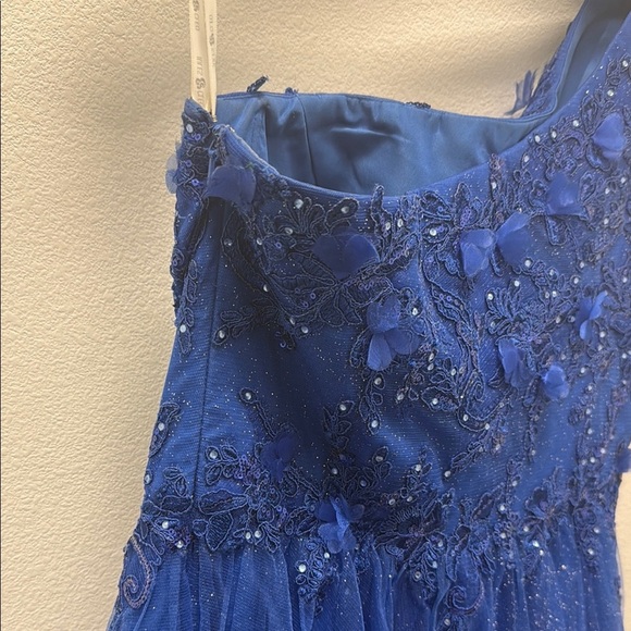 Elegant Blue Junior Dress - Picture 6 of 13